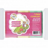 Губки для посуды Профильные Comfort, 85 х 65 х 42 мм, 3 шт, Россия Elfe Губки для посуды Профильные Comfort, 85 х 65 х 42 мм, 3 шт, Россия Elfe