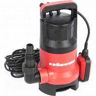 Дренажный насос для грязной воды KP800, 800 Вт, подъем 8 м, 13000 л/ч Kronwerk Дренажный насос для грязной воды KP800, 800 Вт, подъем 8 м, 13000 л/ч Kronwerk