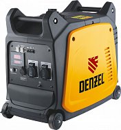Генератор инверторный GT-2600i, X-Pro 2,6 кВт, 220 В, цифровое табло, бак 7,5 л, ручной старт Denzel Генератор инверторный GT-2600i, X-Pro 2,6 кВт, 220 В, цифровое табло, бак 7,5 л, ручной старт Denzel